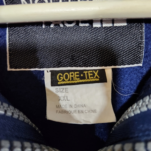 Throwback NORTH FACE 3-in-1 Triclimate Goretex Fleece Navy Blue Black Jacket XXL - Picture 7 of 16